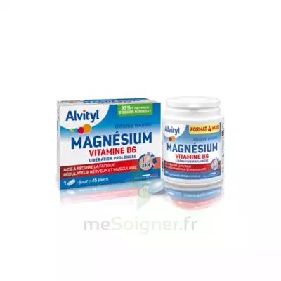 Alvityl Magnésium Vitamine B6 Libération Prolongée Comprimés Lp B/45 à ARGENTEUIL